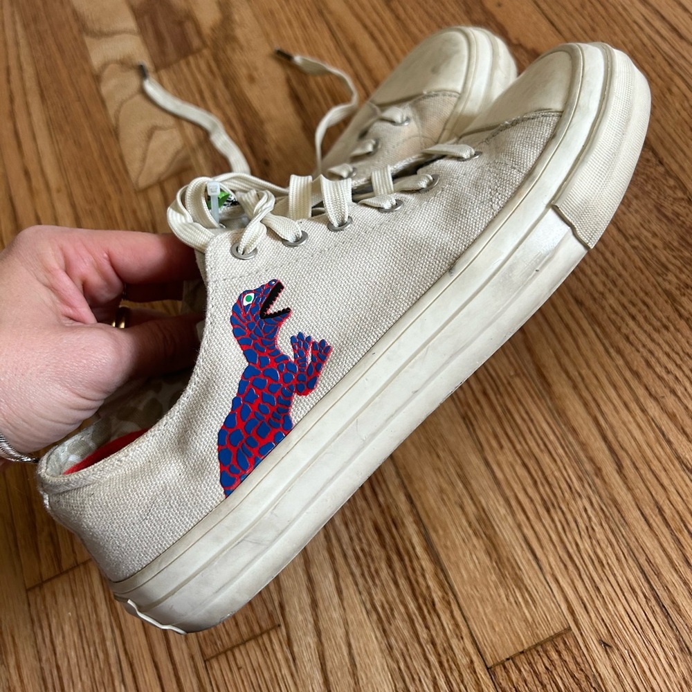 Paul Smith Dino 🦖Cream Sneakers